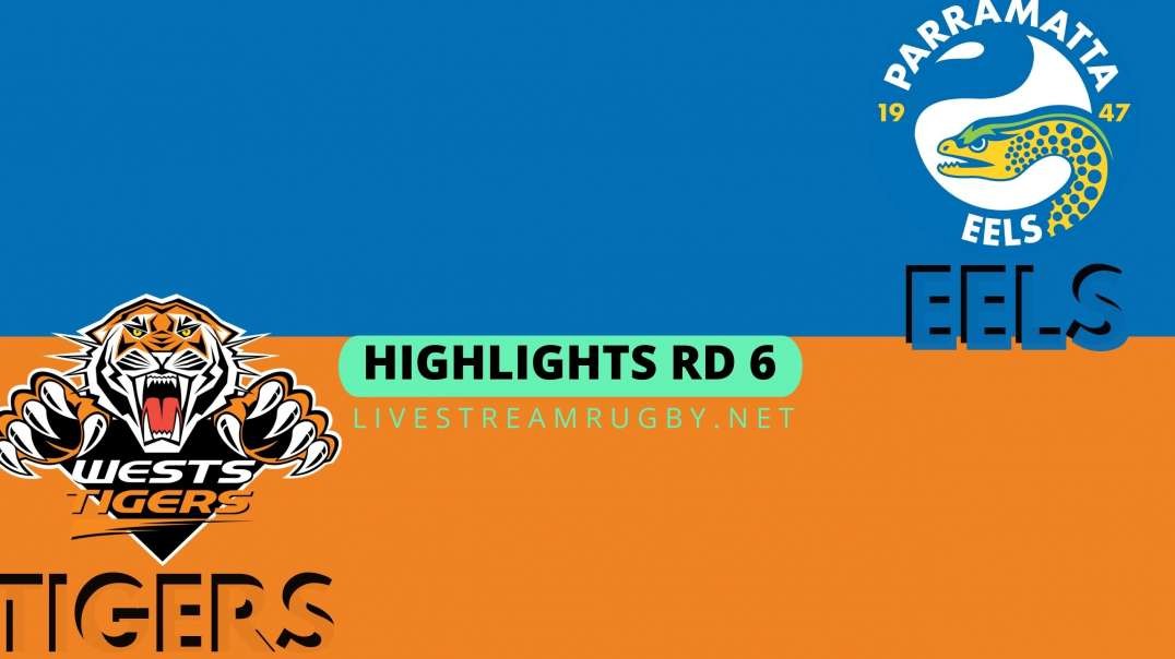 Eels vs Wests Tigers Highlights 2022 Rd 6 | NRL Rugby