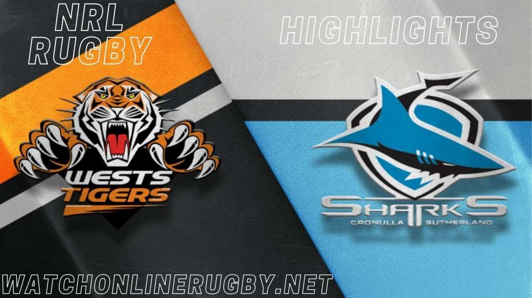 Sharks vs Wests Tigers RD 5 Highlights 2022 NRL Rugby