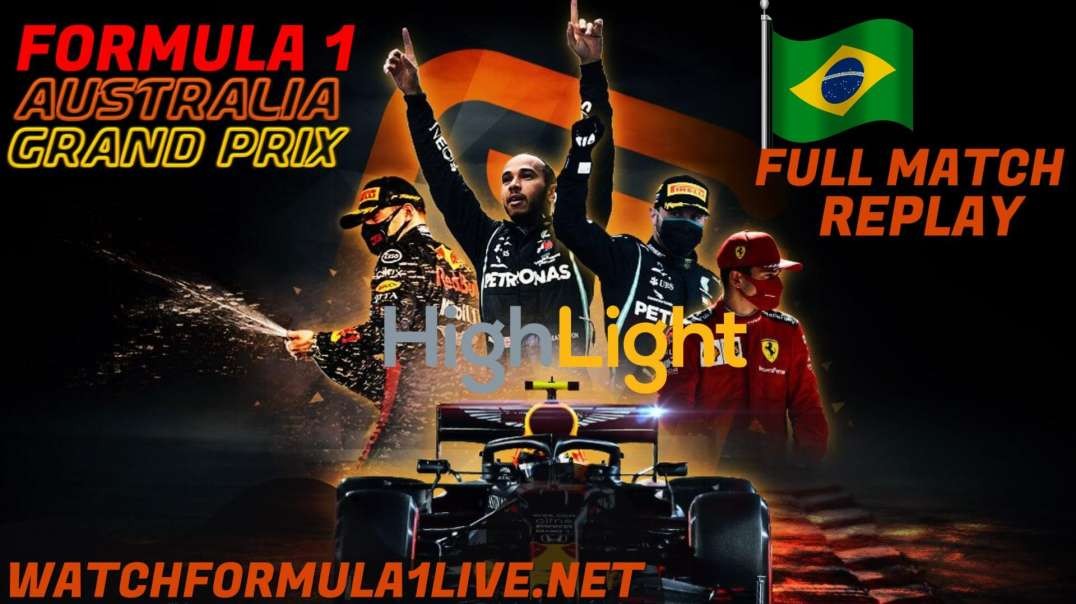 Formula 1 Australian Grand Prix Race Highlights 2022