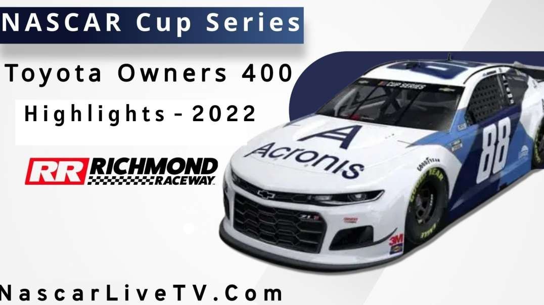 Toyota Owners 400 Highlights NASCAR Cup Series 2022