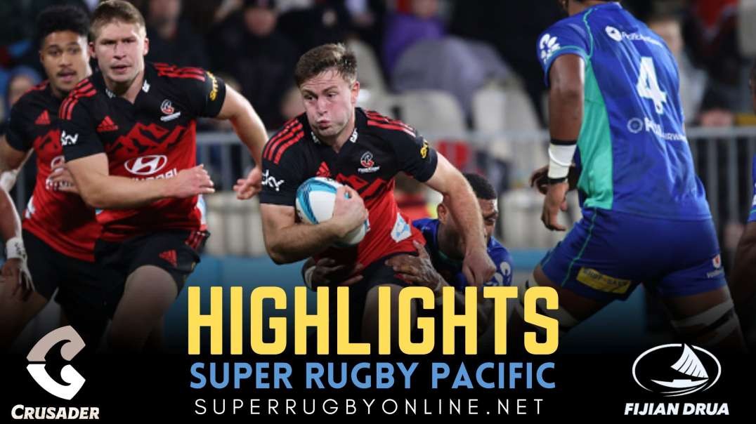 Crusaders vs Fijian Drua Highlights 2022 Rd 14 | Super Rugby Pacific
