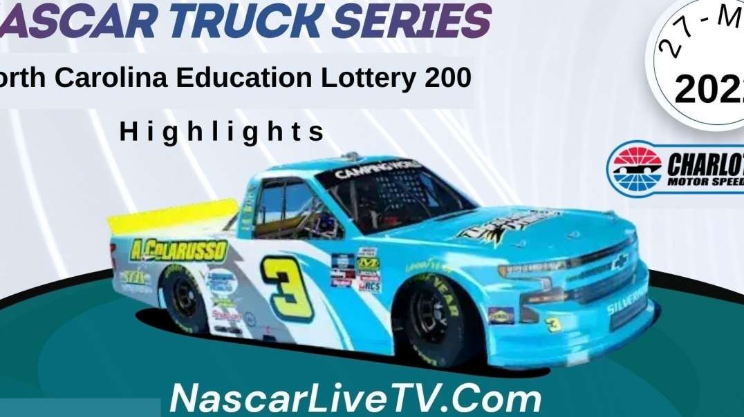 North Carolina Education Lottery 200 Highlights NASCAR 2022