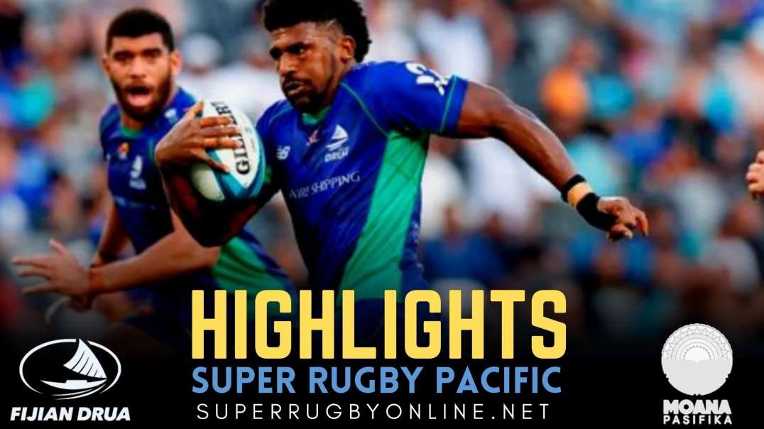 Fijian Drua v Moana Pasifika Highlights 2022 Rd 13 | Super Rugby Pacific