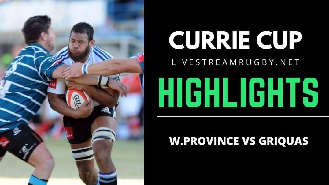 Western Province vs Griquas Rd 13 Highlights 2022 | Carling Currie Cup