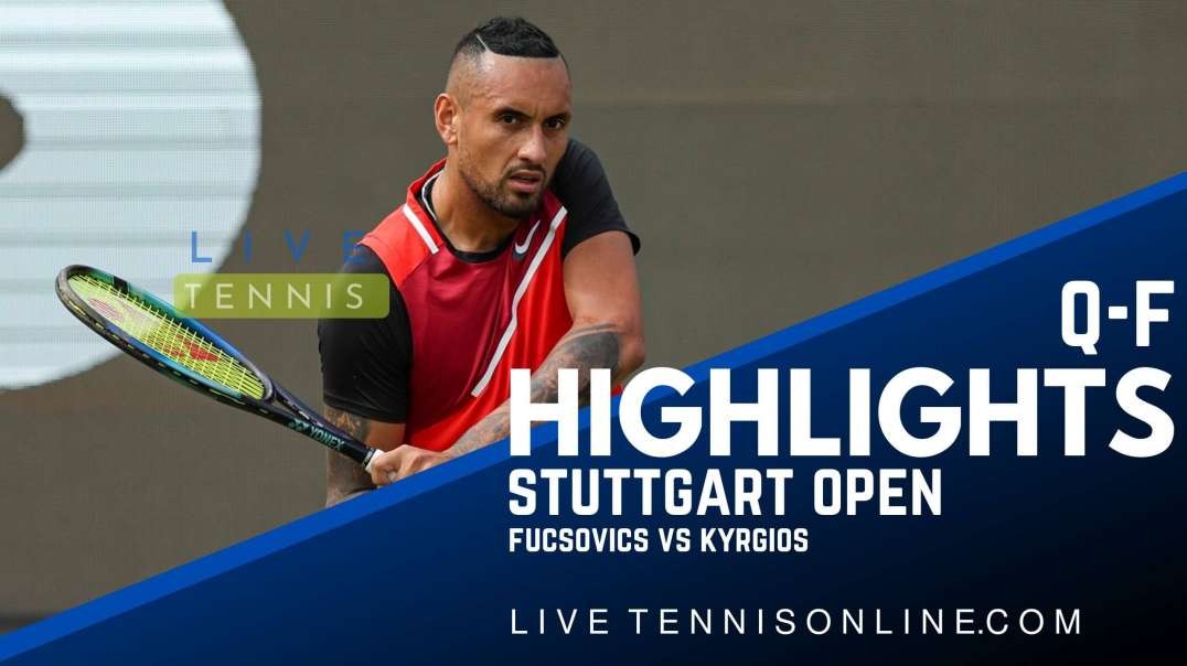 Fucsovics vs Kyrgios Q-F Highlights 2022 | Stuttgart Open