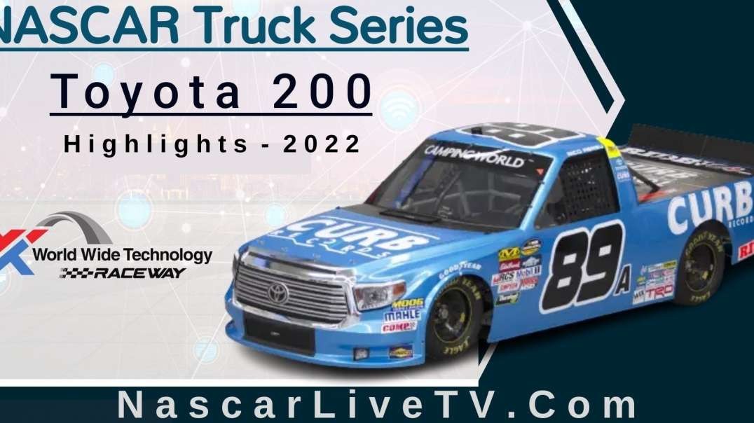 Toyota 200 Highlights NASCAR Truck Series 2022