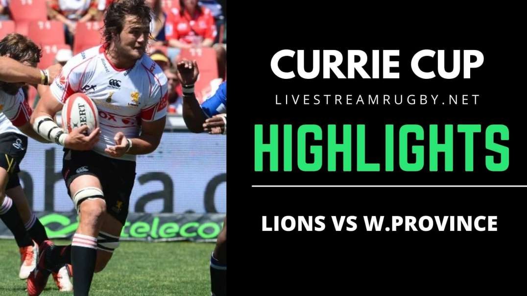 Lions vs Western Province Rd 12 Highlights 2022 | Carling Currie Cup