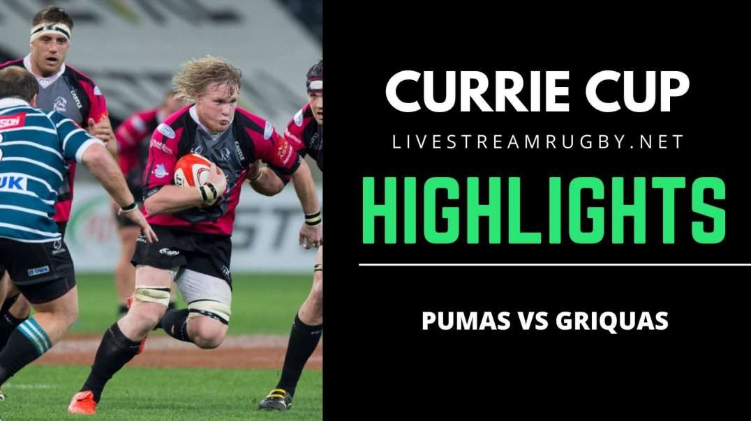 Pumas vs Griquas Sharks Rd 14 Highlights 2022 | Carling Currie Cup