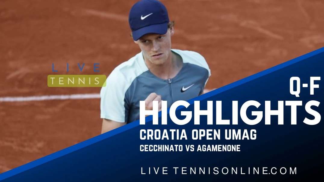 Cecchinato vs Agamenone Q-F Highlights 2022 | Croatia Open Umag