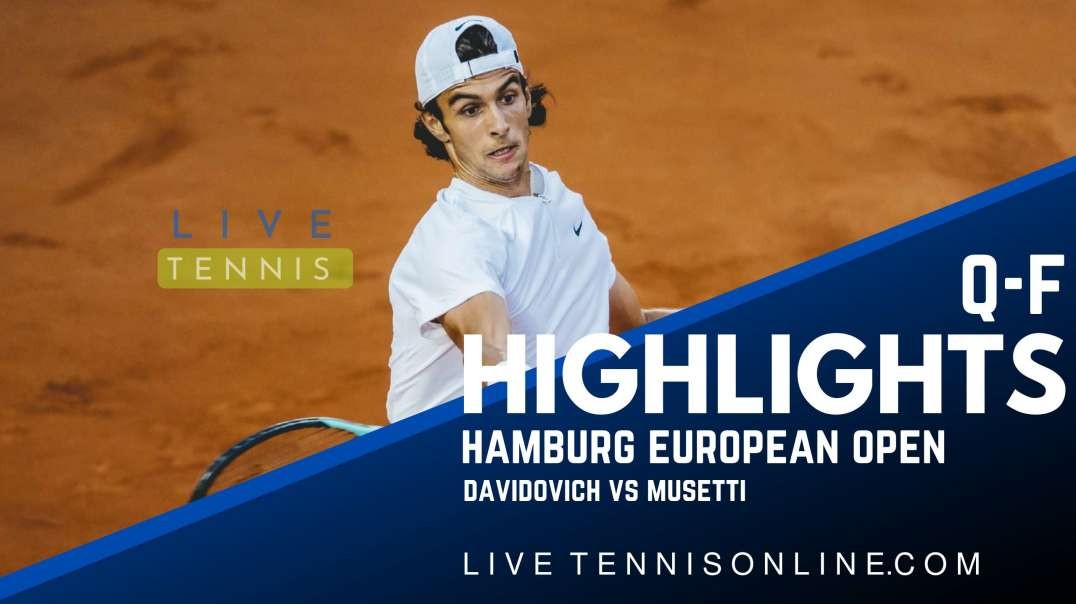 Davidovich vs Musetti Q-F Highlights 2022 | Hamburg European Open