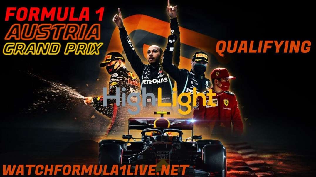 Qualifying Austria Grand Prix Highlights 2022 Formula 1