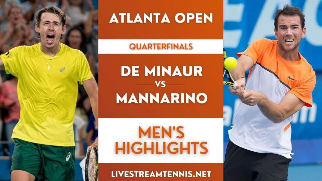 Atlanta Open ATP Quarterfinal 1 Highlights 2022