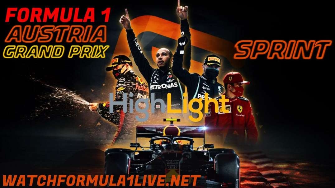F1 Sprint Austria Grand Prix Highlights 2022 Formula 1