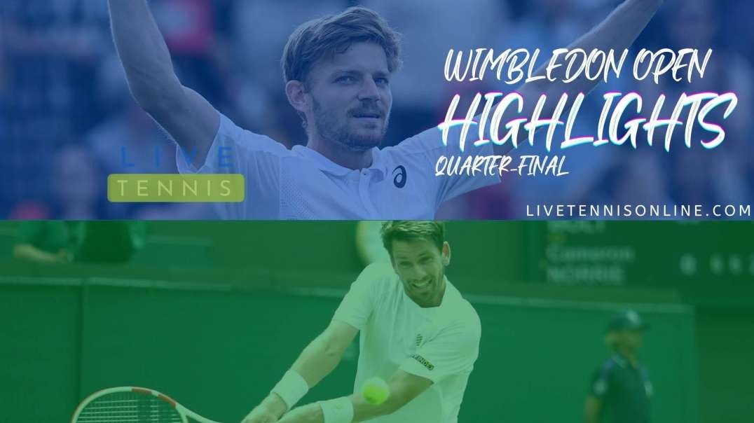 Goffin Vs Norrie Q-F Highlights 2022 Wimbledon Open