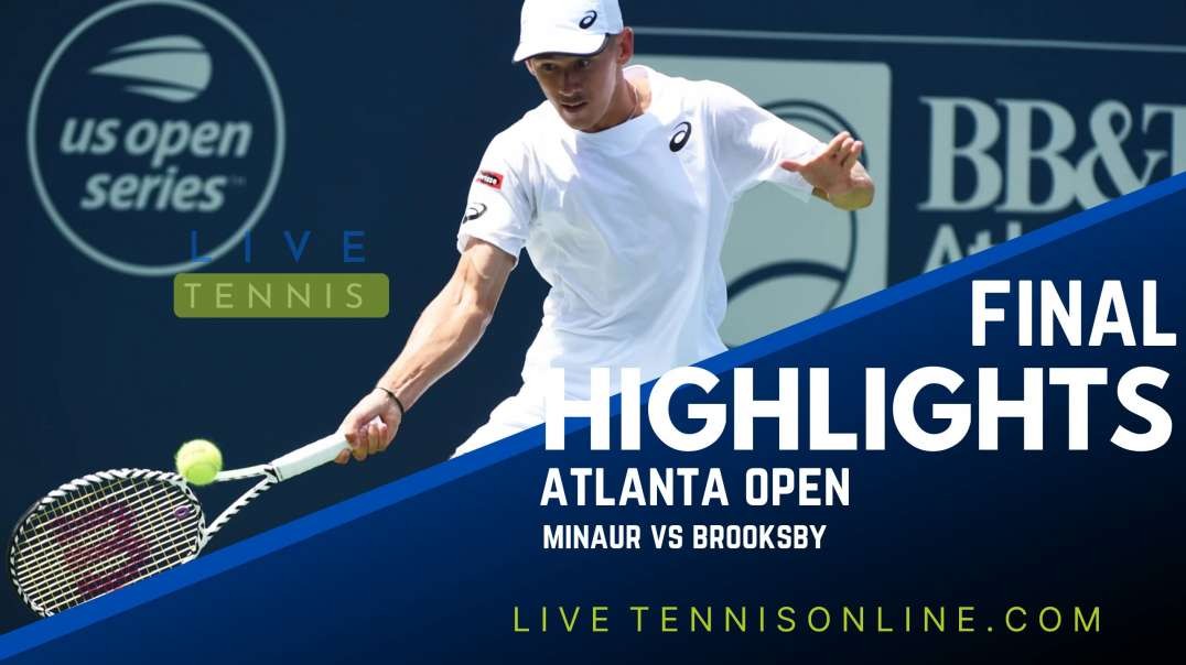 Minaur vs Brooksby Final Highlights 2022 | Atlanta Open