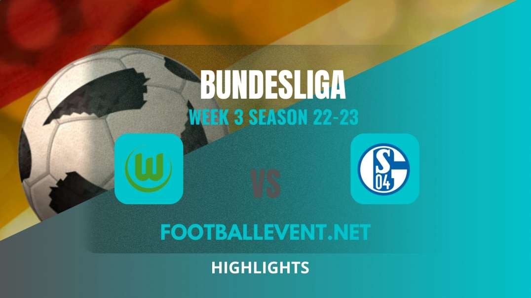 VfL Wolfsburg vs FC Schalke Highlights 2022 | Bundesliga Week 3