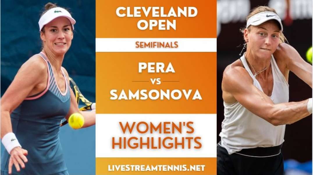 Cleveland Open WTA Semifinal 2 Highlights 2022