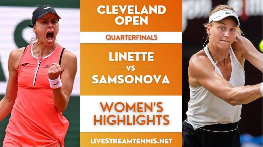 Cleveland Open WTA Quarterfinal 1 Highlights 2022