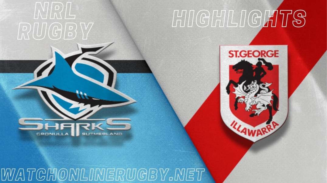 Sharks vs Dragons RD 21 Highlights 2022 NRL Rugby