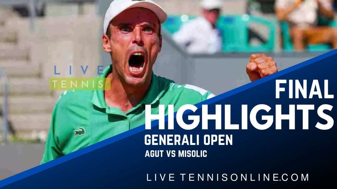 Bautista Agut vs Misolic Final Highlights 2022 | Generali Open