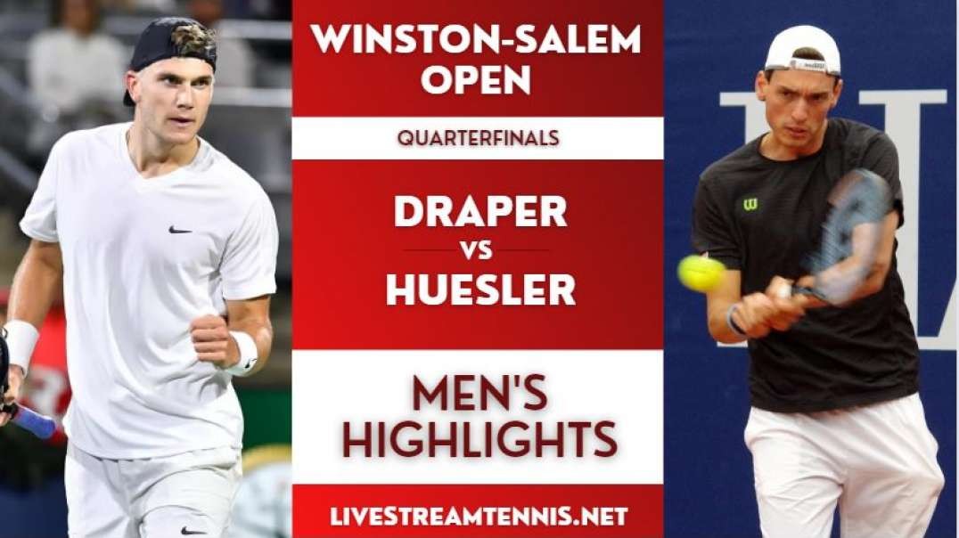 Winston-Salem Open ATP Quarterfinal 1 Highlights 2022