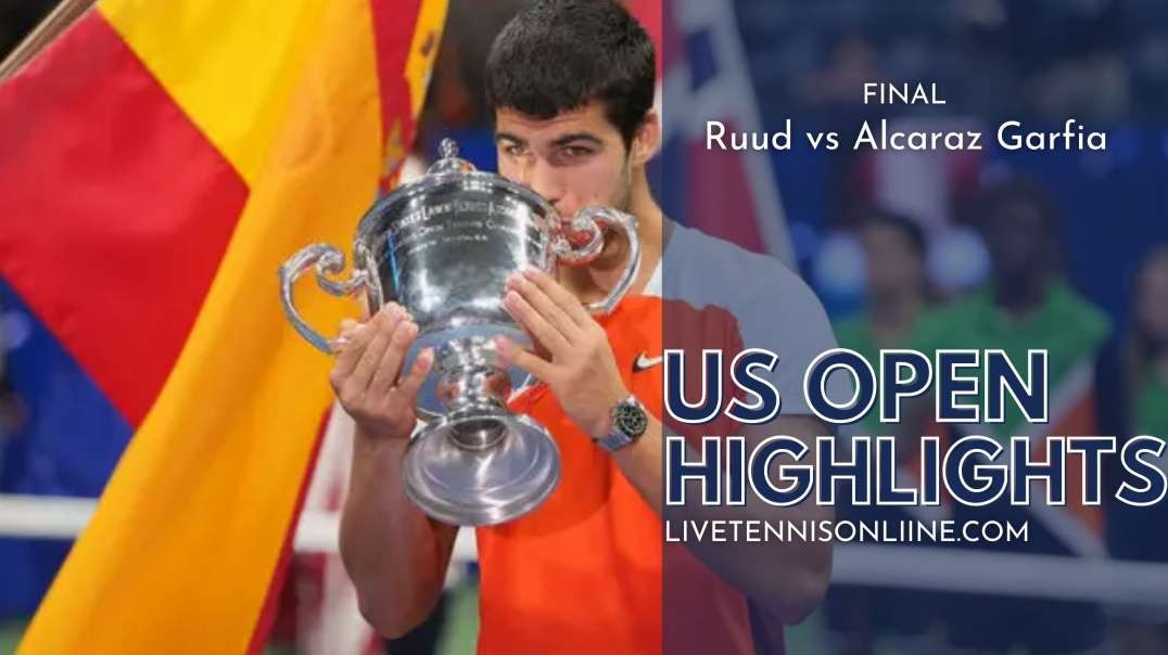 Alcaraz Garfia vs Ruud Final Highlights 2022 | US Open Tennis