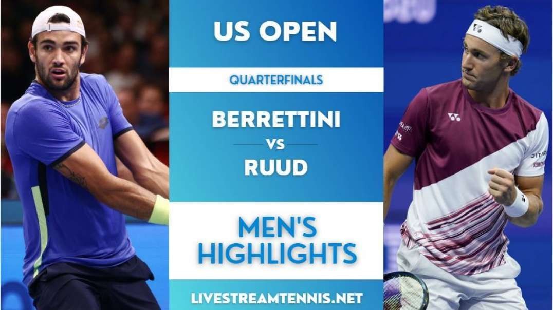 US Open Men Singles Quarterfinal 1 Highlights 2022