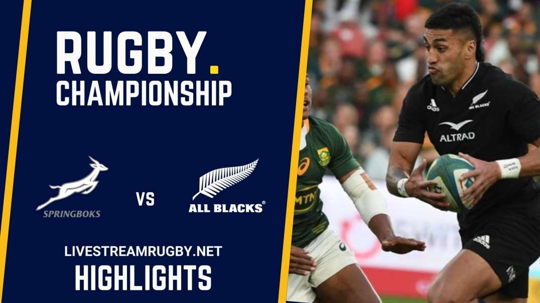 South Africa vs New Zealand 2022 Highlights Week 2 | Rugby Championship
