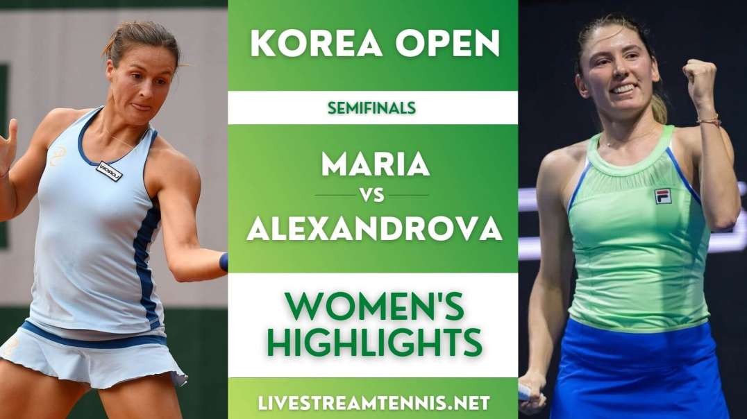 Korea Open Women Semifinal 2 Highlights 2022