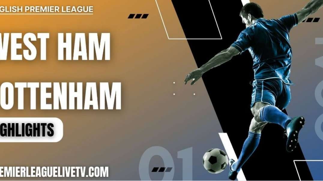 West Ham 1-1 Tottenham Hotspur Highlights 2022 | EPL Week-5