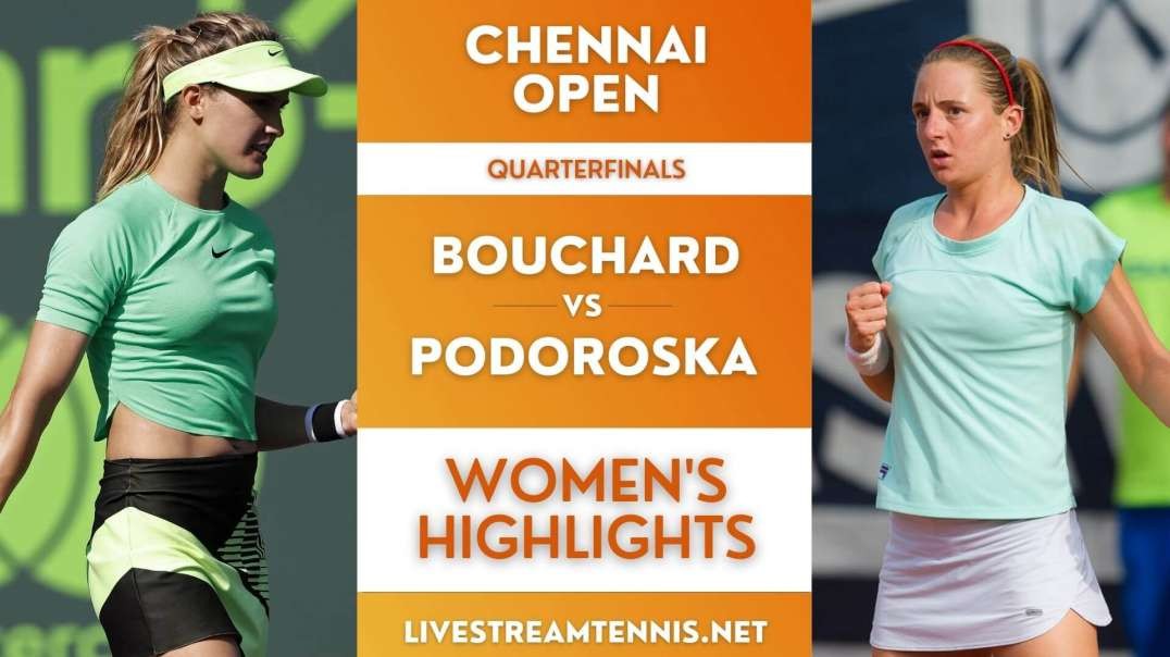 Chennai Open Women Quarterfinal 3 Highlights 2022