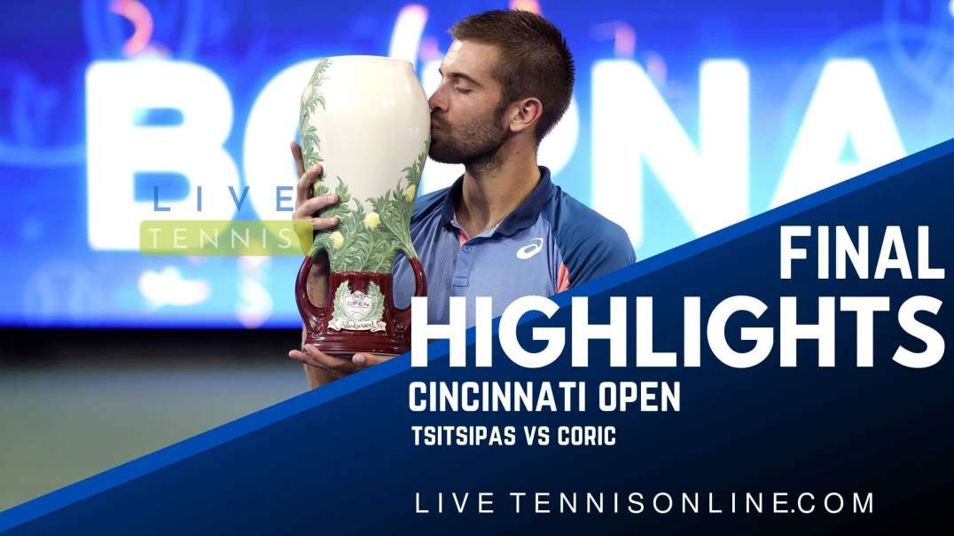 Tsitsipas vs Coric Final Highlights 2022 | Cincinnati Open