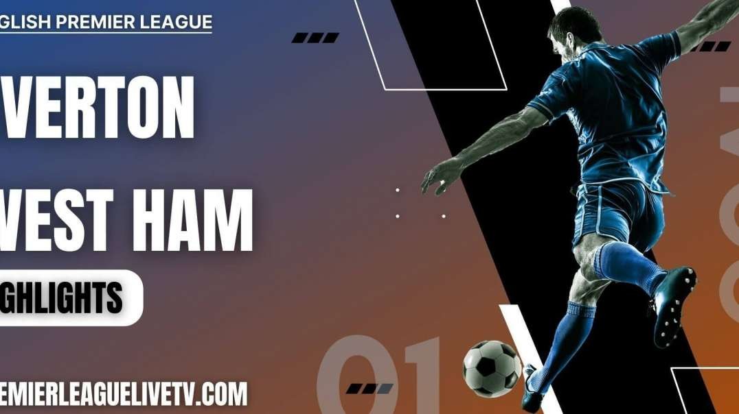 Everton 1-0 West Ham Highlights 2022 | EPL Week-8
