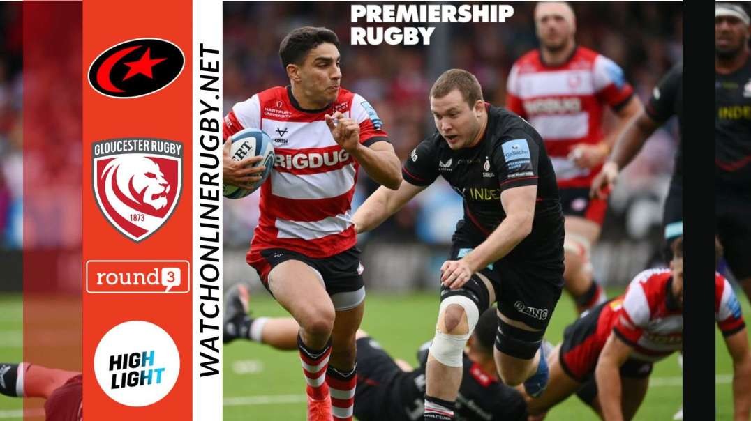 Saracens vs Gloucester Rugby Highlights 2022 RD 03 Premiership Rugby