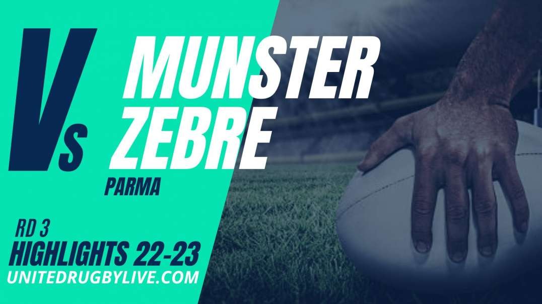 Munster vs Zebre URC Highlights 22/23 Round 3
