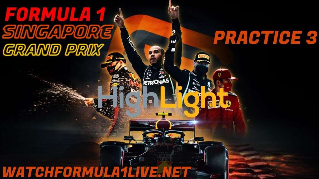 FP3 Singapore Grand Prix Highlights 2022