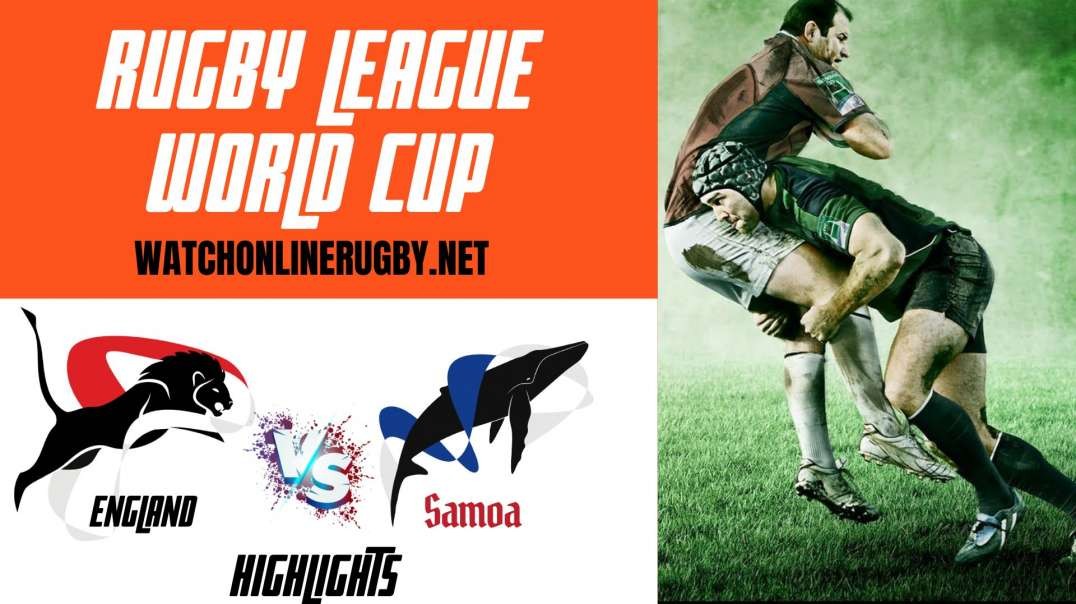 England vs Samoa RD 1 Highlight 2022 Rugby League World Cup
