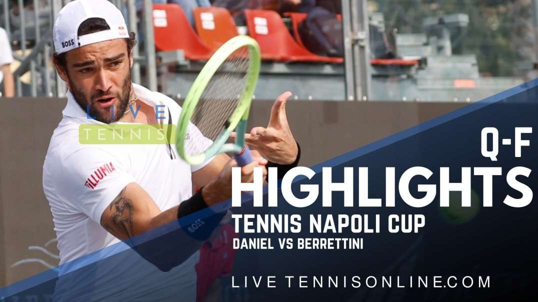 Daniel vs Berrettini Q-F Highlights 2022 | Tennis Napoli Cup