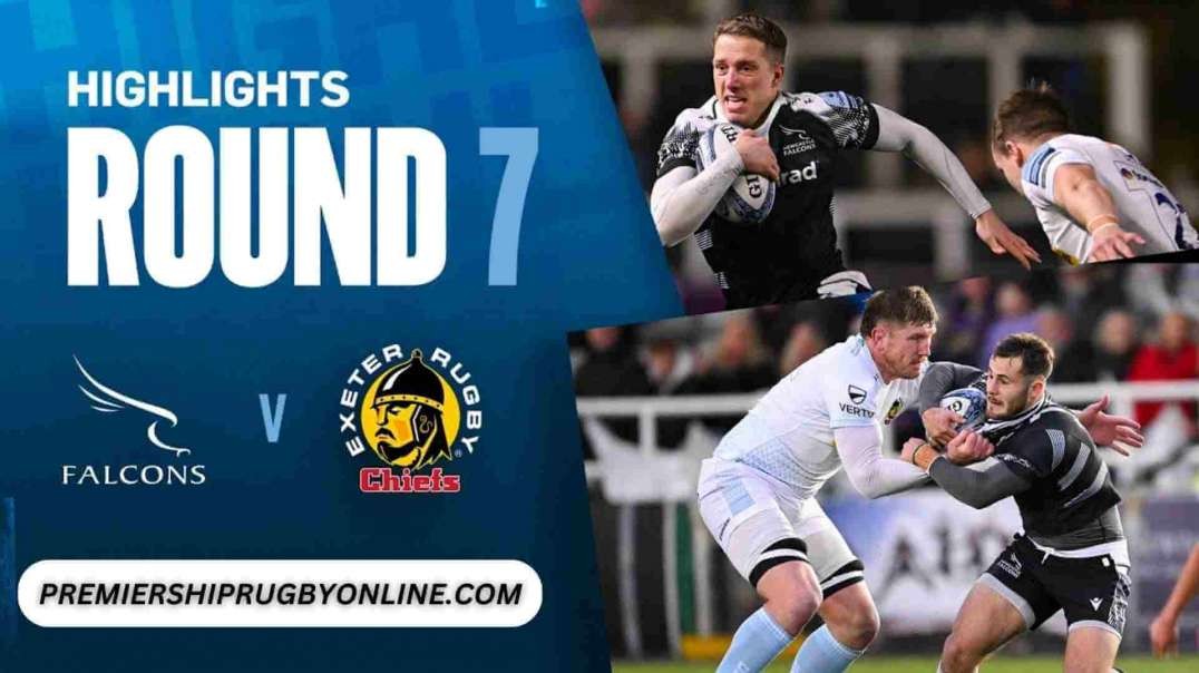 Newcastle Falcons vs Exeter Chiefs RD 07 Highlights | Gallagher Premiership 2023/24