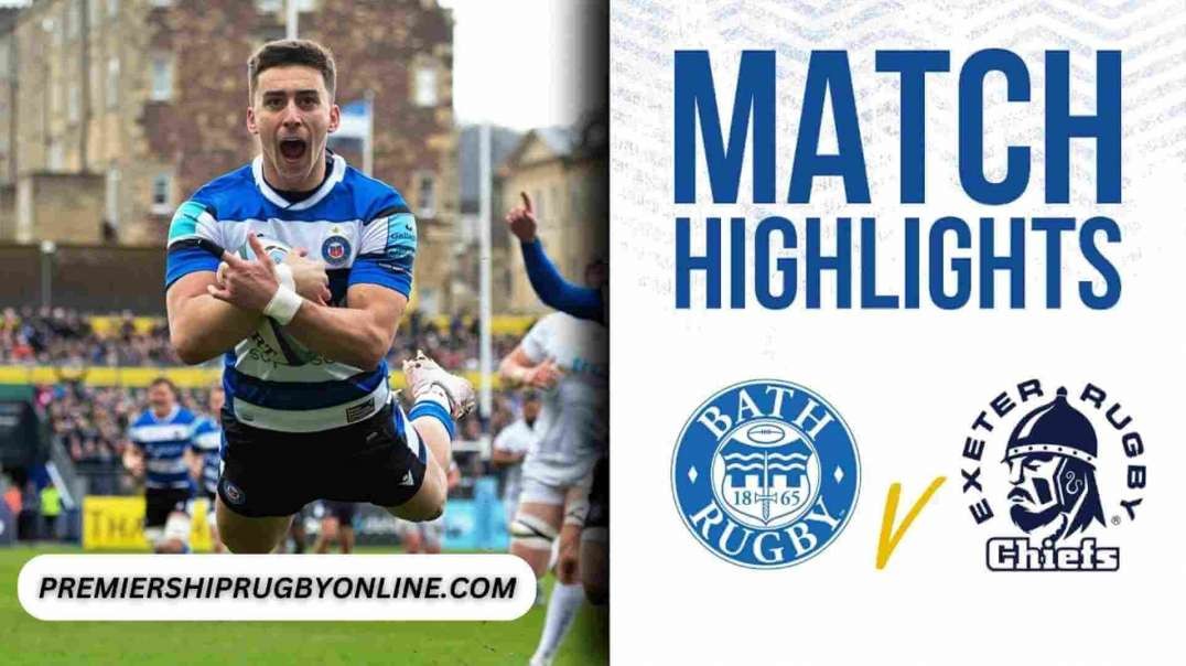 Bath Rugby vs Exeter Chiefs RD 08 Highlights | Gallagher Premiership 2023/24