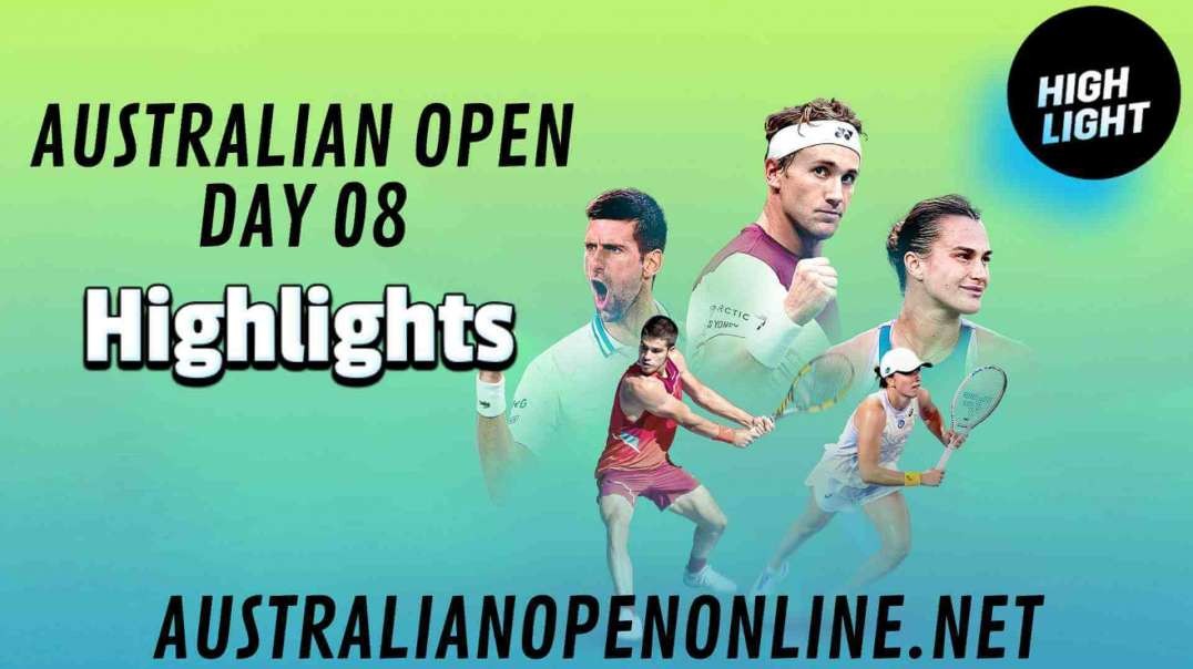 Day 8 Highlights Australian Open 2024