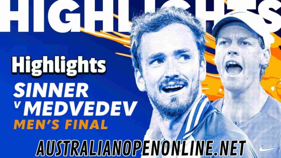 Jannik Sinner vs Daniil Medvedev Highlights | Australian Open 2024 Final