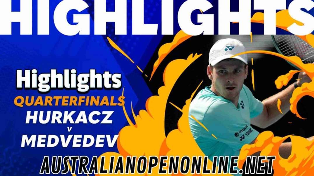 Hubert Hurkacz vs Daniil Medvedev Highlights | Australian Open 2024 Quarterfinal
