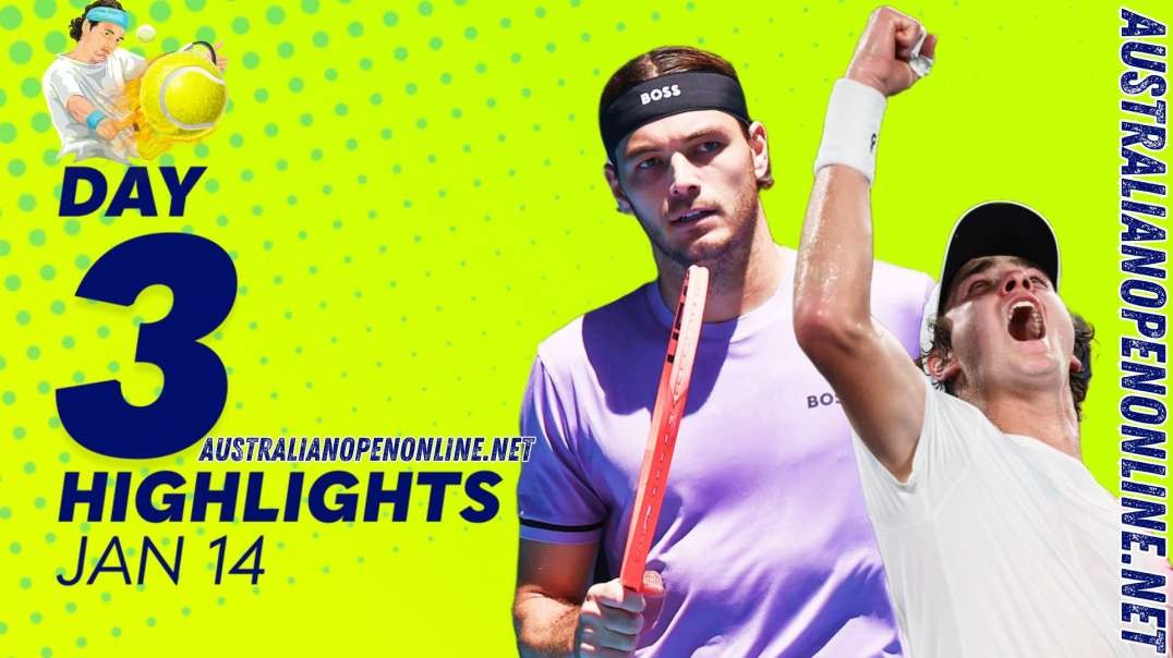 2025 Australian Open Day 03 Highlights