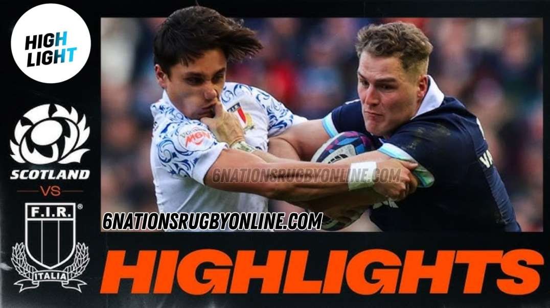 Highlights - Scotland v Italy - 2025 Guinness Six Nations Championship